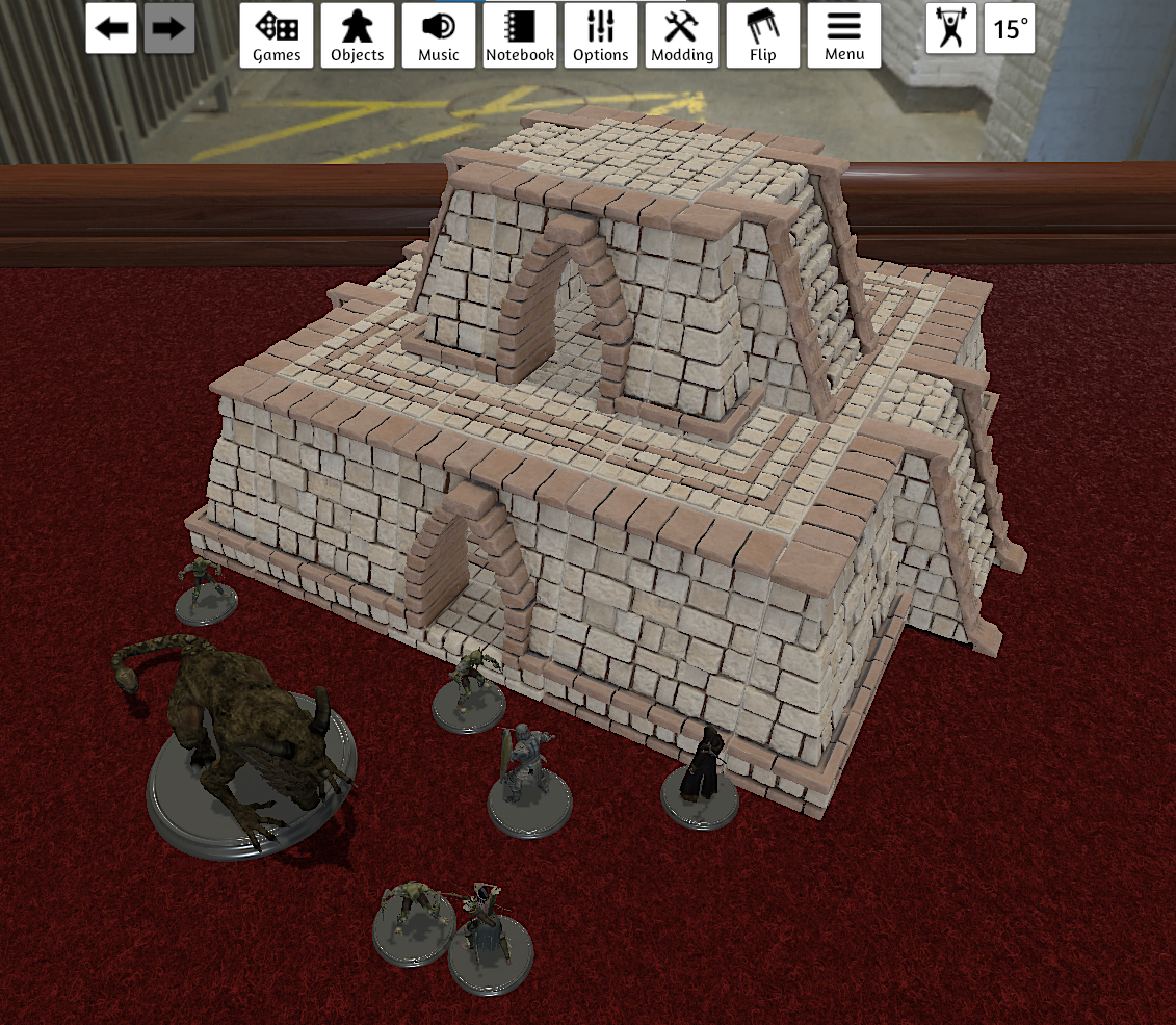 Terrain Tinker 3D model in Tabletop Simulator