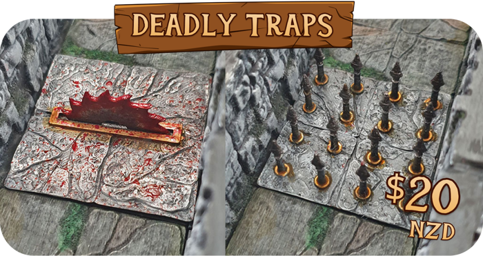 Deadly Traps Add On - $20 NZD