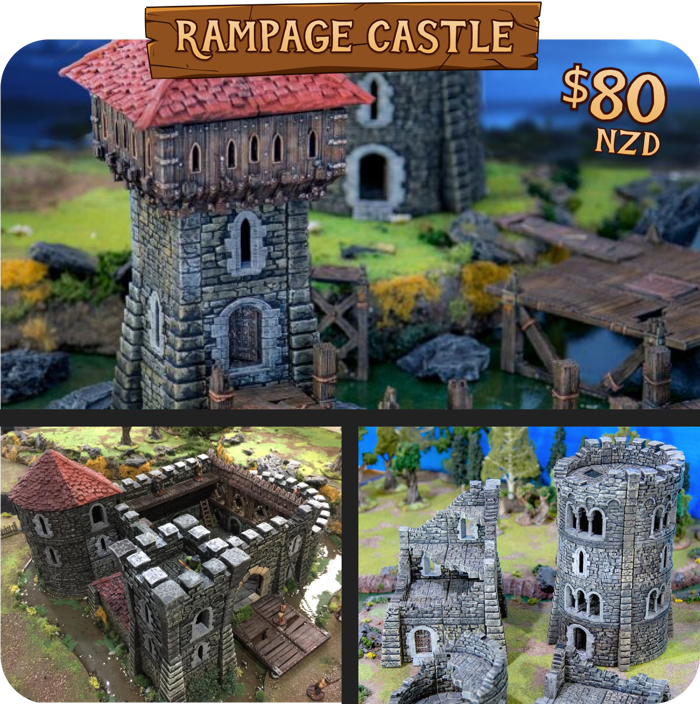 Rampage Castle Add On - $80 NZD