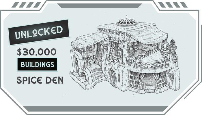 Spaceport Buildings Spice Den - Unlocked