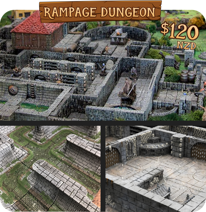 Rampage Dungeon Add On - $120 NZD