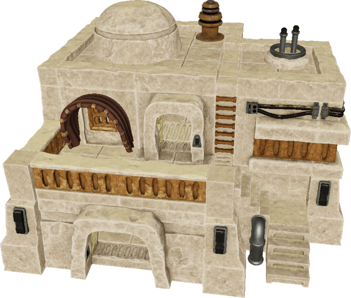 Small Sci-Fi Desert House