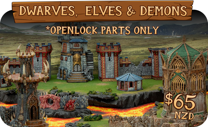 Dwarves, Elves & Demons Add On - $65 NZD