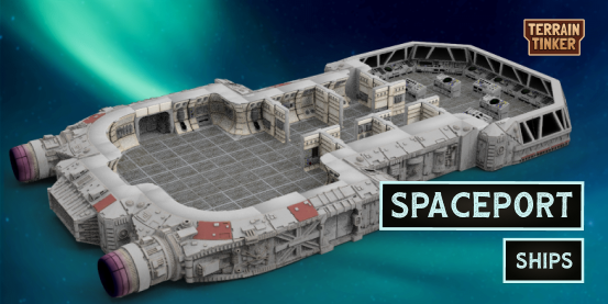 Spaceport Ships available now in Terrain Tinker