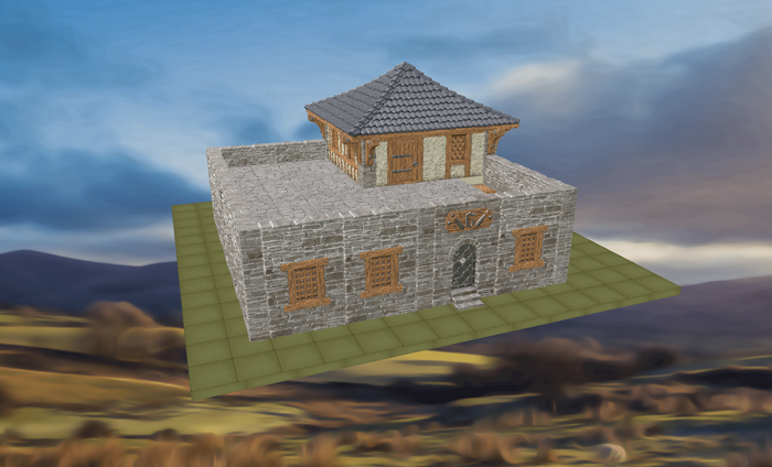 Fields Environment with bright lighting