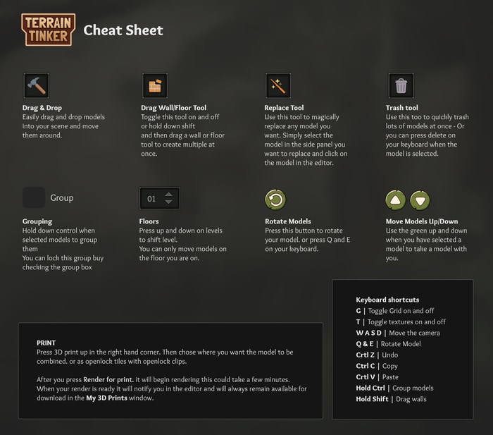 Exploring the editor