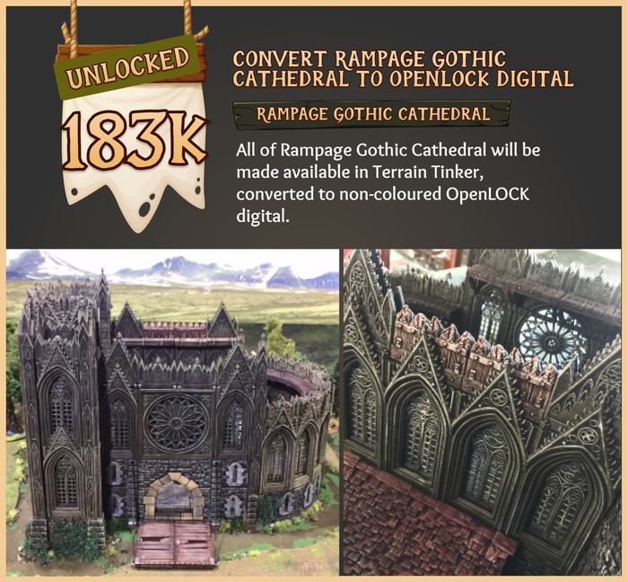 Rampage Gothic Cathedral Unlocked & Creations showcase!