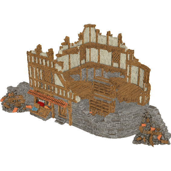 Ruined Merchants store